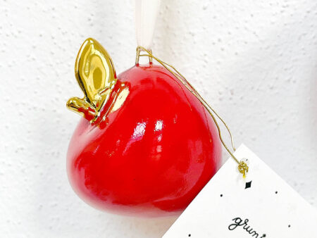 Măr roșu, Ornament din porțelan